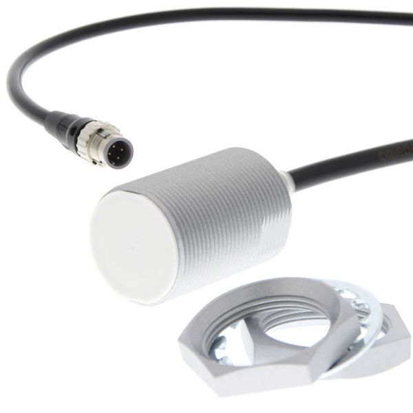 Proximity sensor, inductive, brass-nickel, Spatter-coating, M30, shiel image 1
