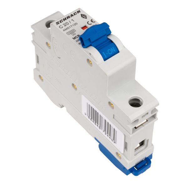 Miniature Circuit Breaker (MCB) AMPARO 10kA, C 20A, 1-pole image 3