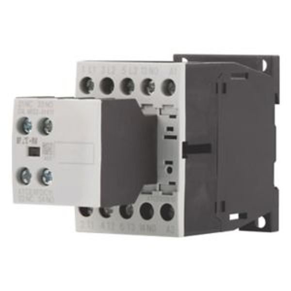Contactor, 380 V 400 V 5.5 kW, 2 N/O, 1 NC, 230 V 50 Hz, 240 V 60 Hz, AC operation, Screw terminals image 2
