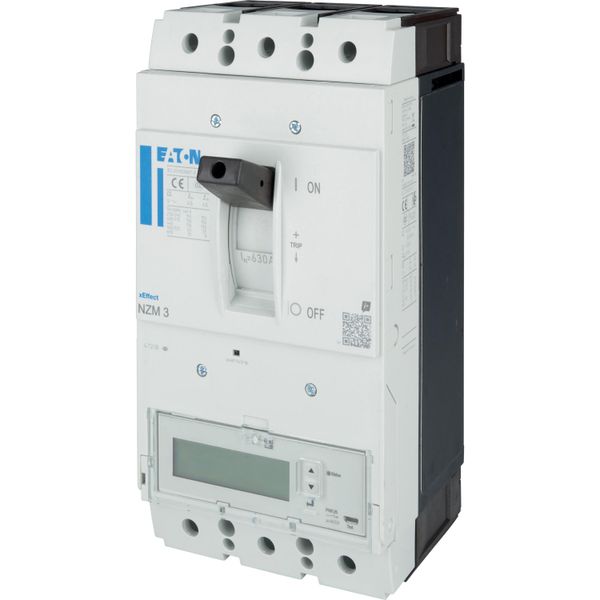 NZM3 PXR25 circuit breaker - integrated energy measurement class 1, 630A, 3p, Screw terminal image 23