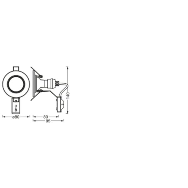 LED SPOT SET RECESS GU10 3x2.6W GU10 White image 9