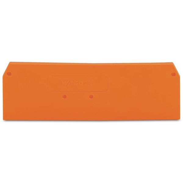 End and intermediate plate 2.5 mm thick orange image 2