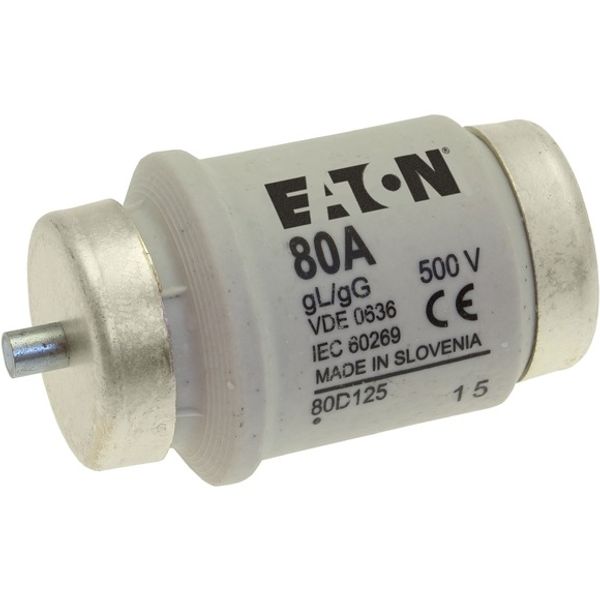 Fuse-link, LV, 80 A, AC 500 V, D4, gL/gG, IEC, time-delay image 3