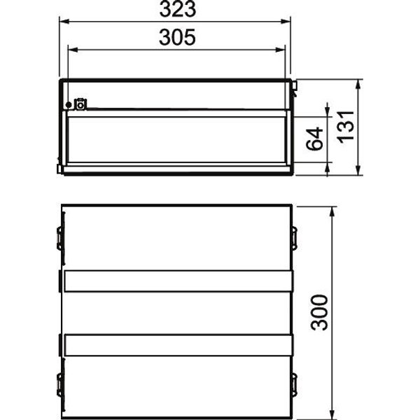 PMB 630-4 A2 Fire Protection Box 4-sided with intumescending inlays 300x323x130 image 2