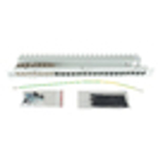 Patchpanel 19" empty for 24 modules (SFA)(SFB), 1U, RAL7035 image 13