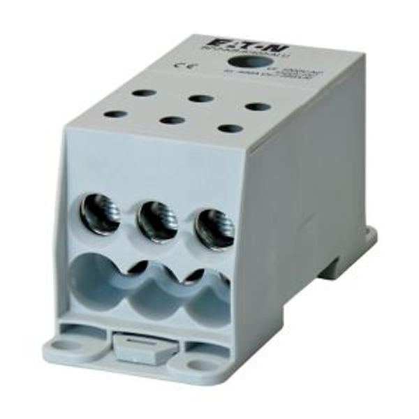 Terminal block, 1-pole, 400A, 6 output terminals, ALU image 2