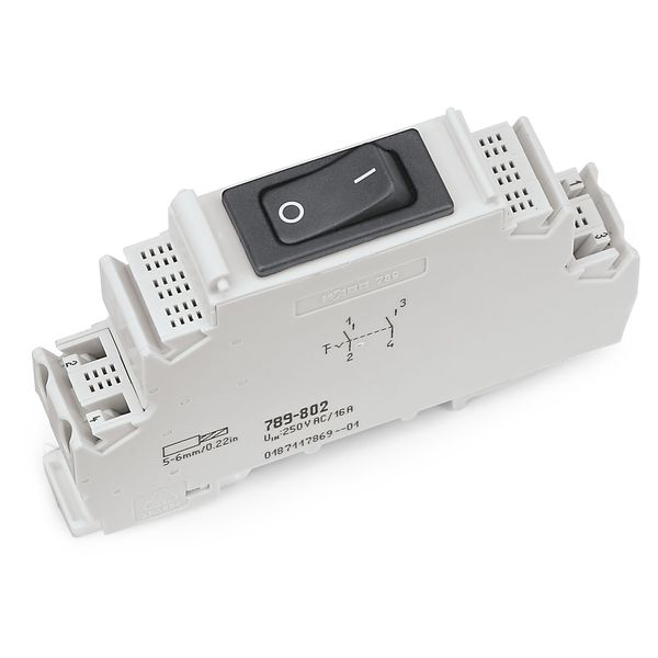 Switching module with circuit breaker Switching voltage: 250 VAC image 1
