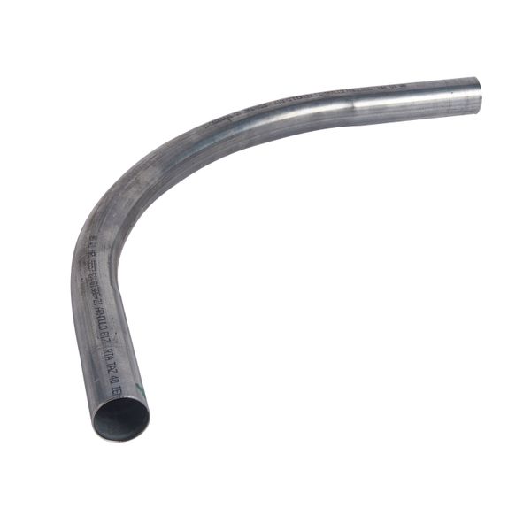 Ø32mm zinc-plated steel hanger with 230mm radius of curvature image 1