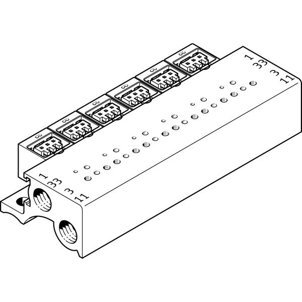 MHP1-PR8-3-PI Connection block image 1