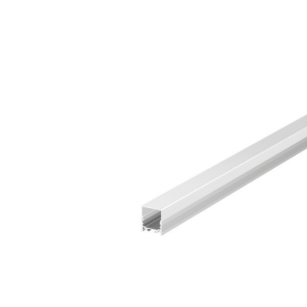 GRAZIA 20 LED Surface profile, flat, grooved, 3m, alu image 1