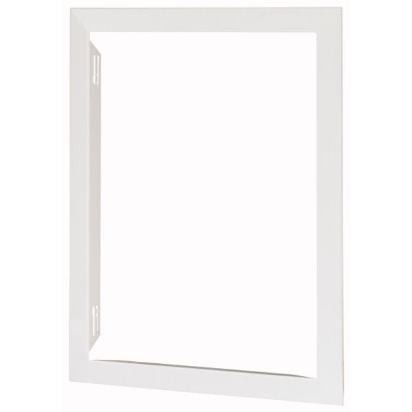 Replacement frame, flush, white, 2-row for KLV-UP (HW) image 2