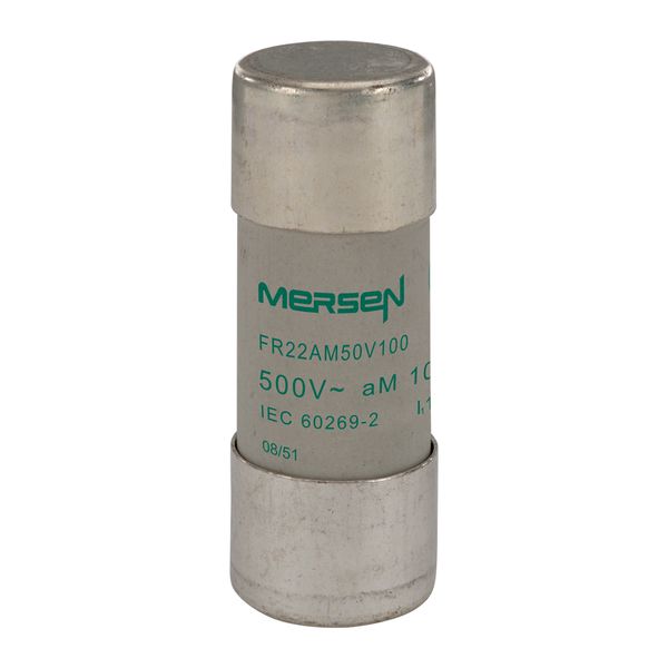 Cylindrical fuse-link aM 22x58 IEC 500VAC 100A image 1