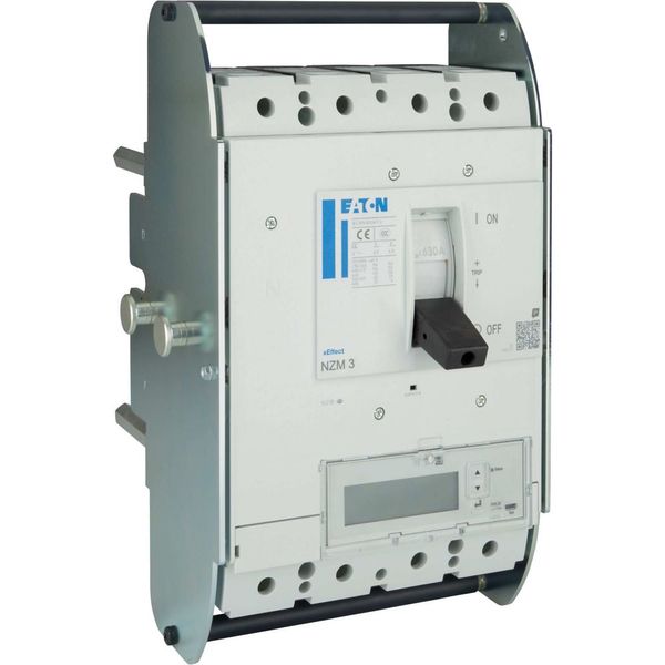 NZM3 PXR25 circuit breaker - integrated energy measurement class 1, 630A, 4p, variable, withdrawable unit image 15