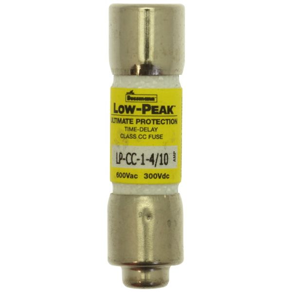 Fuse-link, LV, 1.4 A, AC 600 V, 10 x 38 mm, CC, UL, time-delay, rejection-type image 1