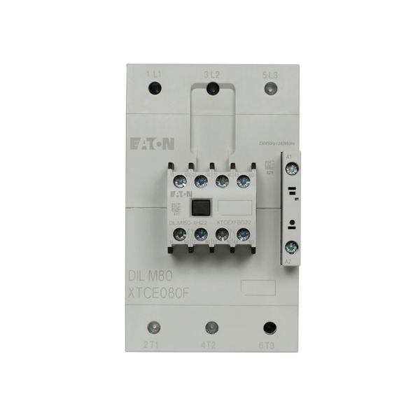Contactor, 380 V 400 V 37 kW, 2 N/O, 2 NC, 230 V 50 Hz, 240 V 60 Hz, AC operation, Screw terminals image 6