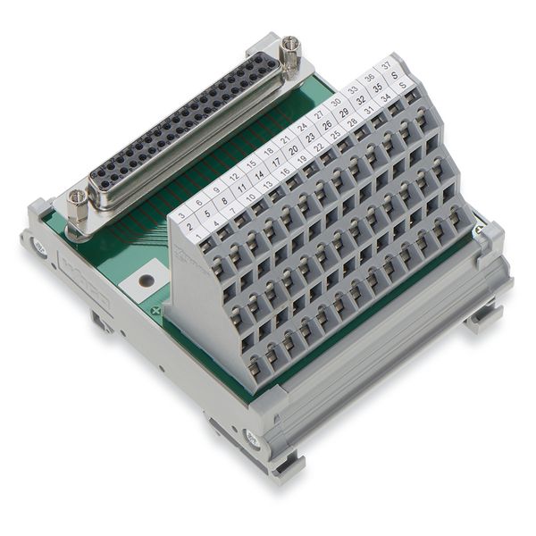 Interface module with solder pin Female connector image 2