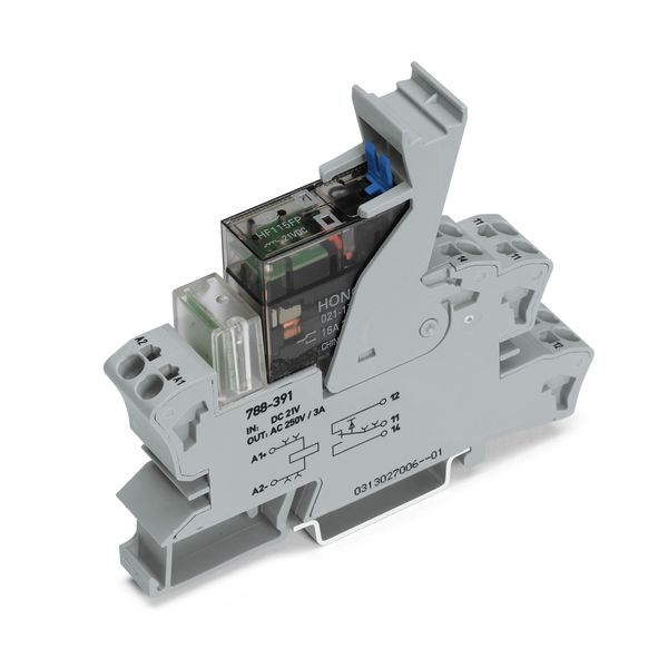 Relay module Nominal input voltage: 24 VDC 1 changeover contact image 1