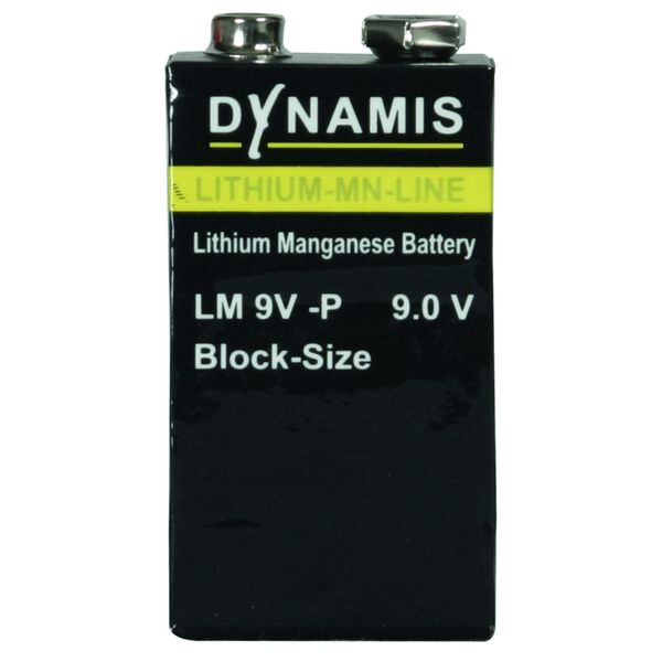 Battery 9V lithium 1300 mAh for image 1