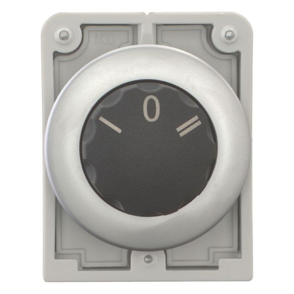 Changeover switch, RMQ-Titan, With rotary head, momentary, 3 positions, inscribed, Metal bezel image 9
