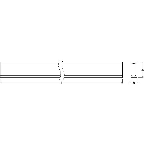 Flat Profiles for LED Strips -PF02/U/16X5/10/2 image 2