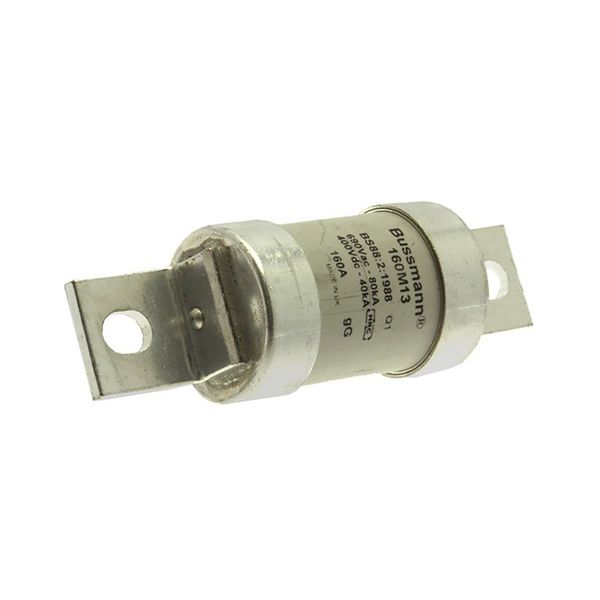 Fuse-link, low voltage, 160 A, AC 660 V, DC 400 V, BS88, 38 x 120 mm, gL/gG, BS image 2