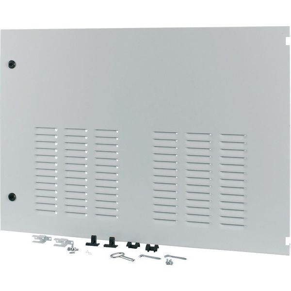 Section wide door, ventilated, right, HxW=700x1000mm, IP42, grey image 4