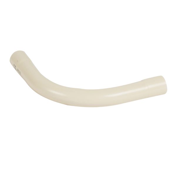 Large radius handlebar 90° IP44 Ø25mm and 90mm radius - RAL1015 sand image 1