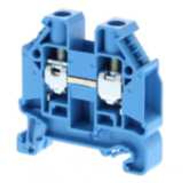 Feed-through DIN rail terminal block with screw connection for mountin image 3