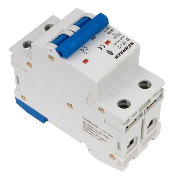 Miniature Circuit Breaker (MCB) AMPARO 10kA, B 16A, 2-pole image 4