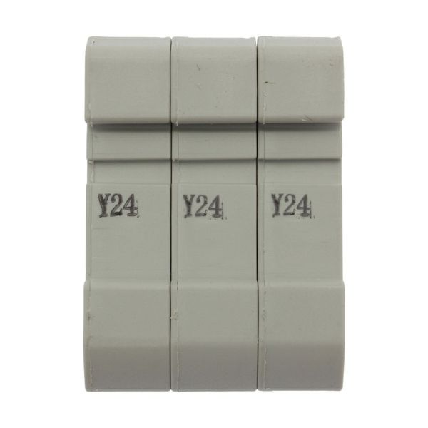 Fuse-holder, LV, 30 A, AC 600 V, 10 x 38 mm, CC, 3P, UL, DIN rail mount image 35