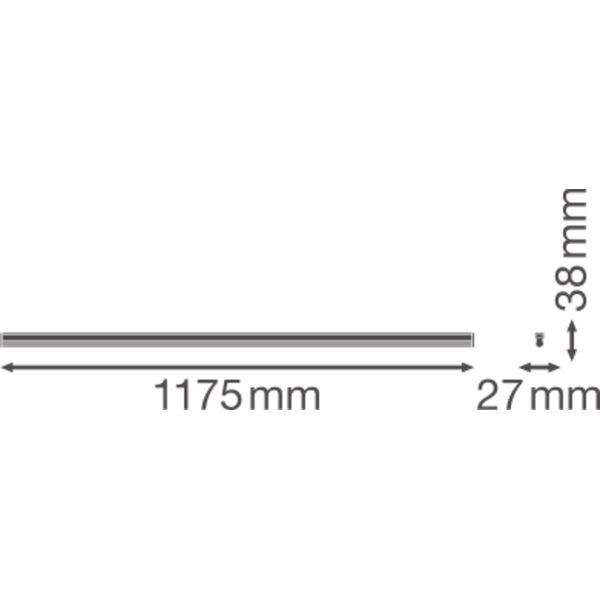 LINEAR COMPACT BATTEN 1200 20 W 4000 K image 13