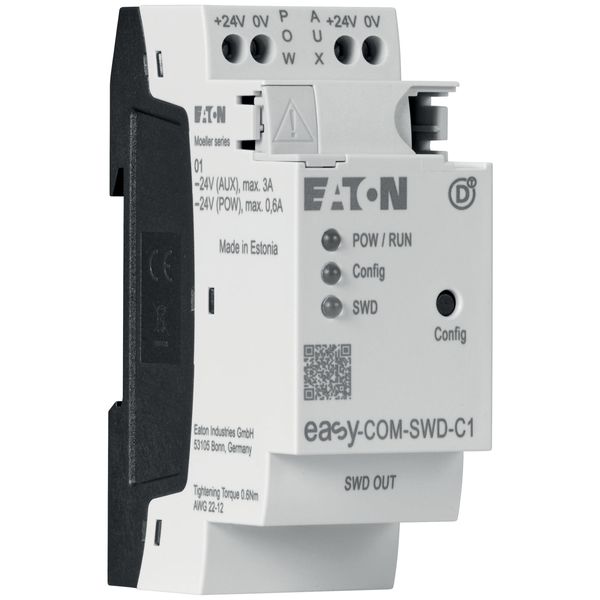 Communication module for connecting the easy control relay as SWD coordinator in SmartWire-DT applications, screw terminal image 21