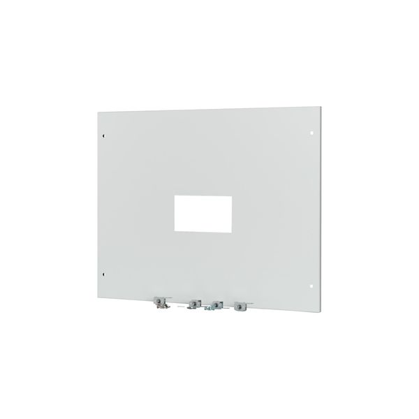 Front plate, NZM4, 4p, fixed version, W=800mm, grey image 2