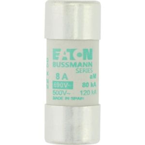 Fuse-link, LV, 8 A, AC 690 V, 22 x 58 mm, aM, IEC image 4