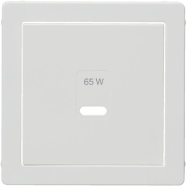 Deco cover for USB Q.x, polar white velvety image 1