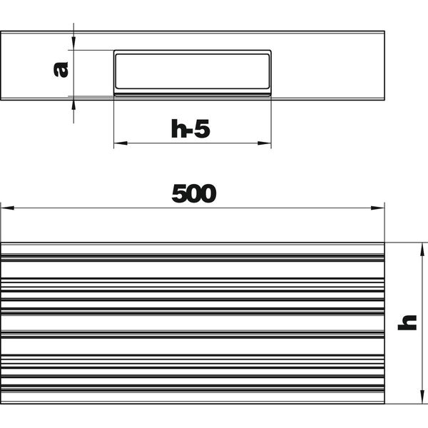GA-DT90210RW T piece 2 compartments 90x210x500 image 2