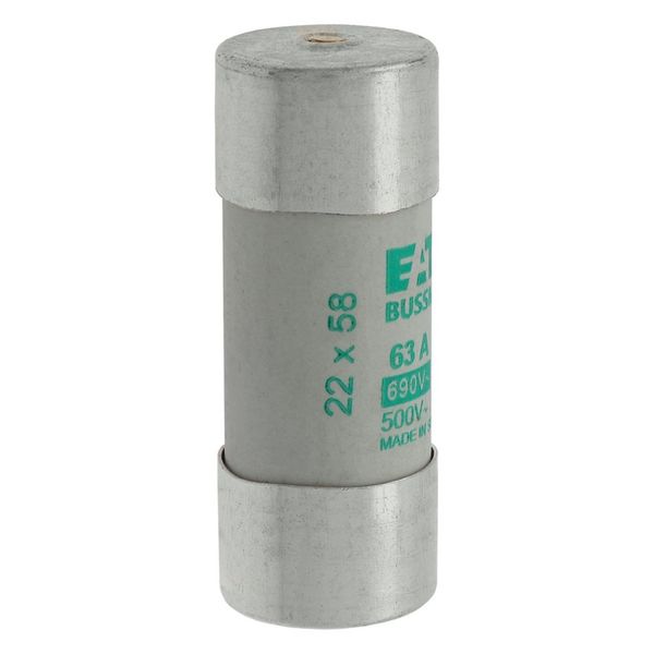 Fuse-link, LV, 63 A, AC 690 V, 22 x 58 mm, aM, IEC, with striker image 18