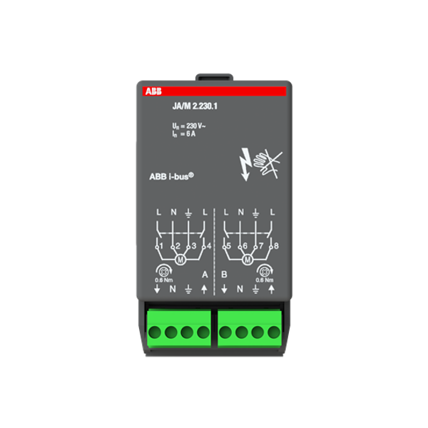 JA/M2.230.1 Shutter Actuator Module, 2-fold, 230 V AC image 6