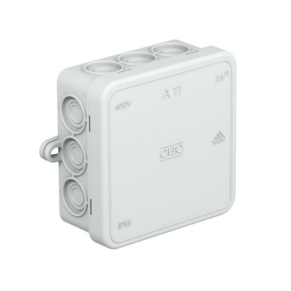 A 11 Junction box without terminal strip 85x85x40 image 1