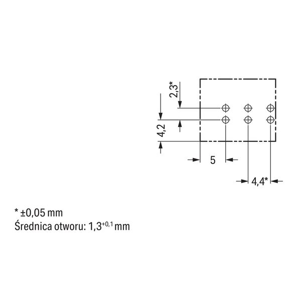 Socket for PCBs straight 3-pole pink image 6