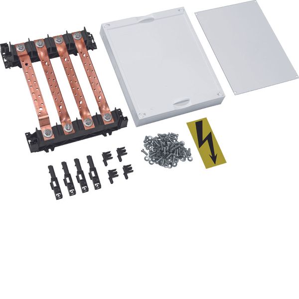 Kit,universN,300x250mm, with busbar 50mm, 4x 25x4mm, vertical image 1