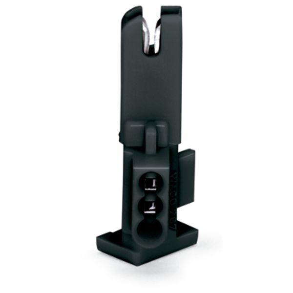 Socket module without ground contact 1-pole black image 3