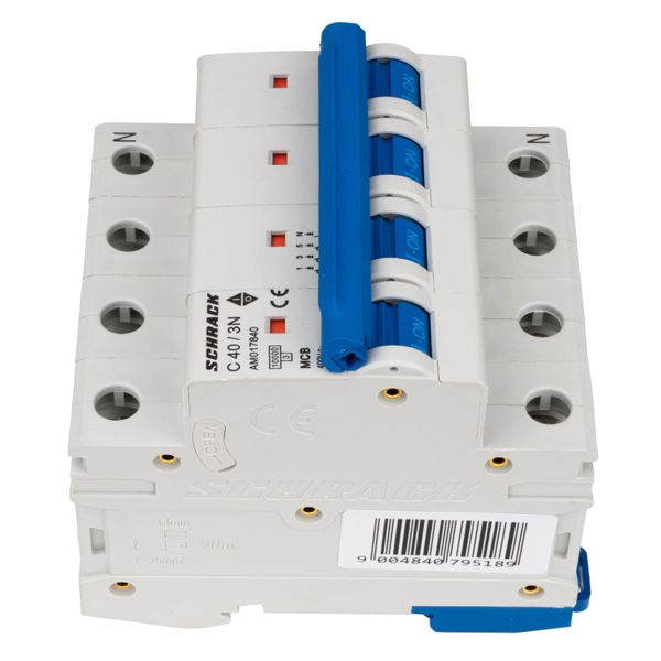 Miniature Circuit Breaker (MCB) AMPARO 10kA, C 40A, 3+N image 4