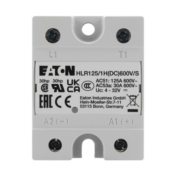 Solid-state relay, Hockey Puck, 1-phase, 125 A, 42 - 660 V, DC, high fuse protection image 5