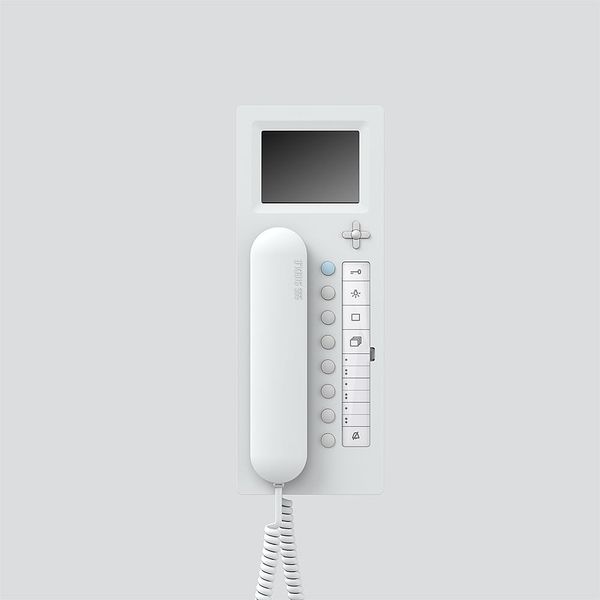 BTCV 850-03 W Comfort bus telephone with color monitor image 1