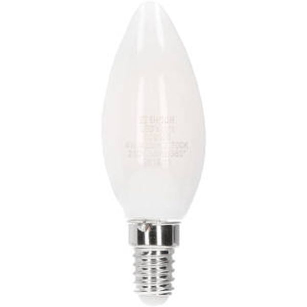 LED Filament Bulb - Candle C35 E14 4.5W 423lm 2700K Opal 320° image 1