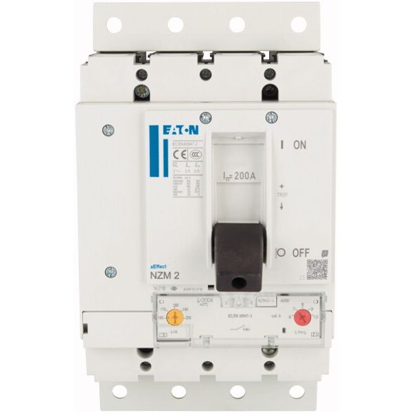 Circuit-breaker, 4p, 200A, plug-in module image 2