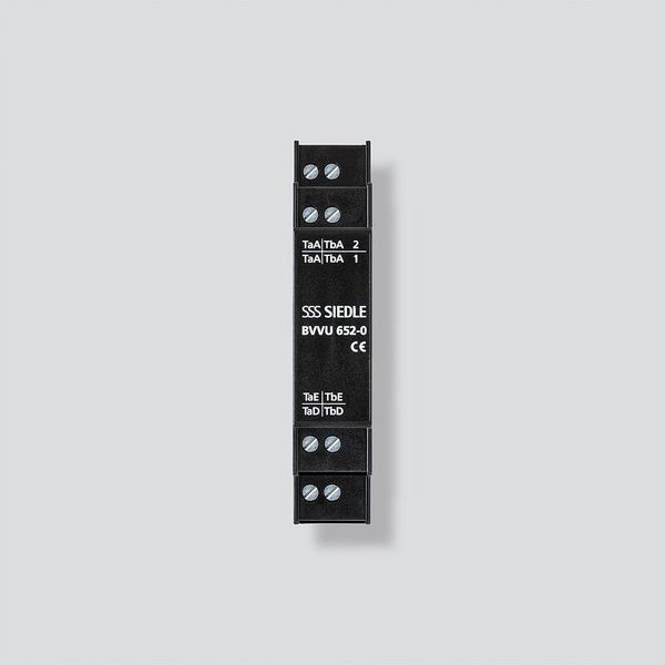 BVVU 652-0 Bus video distributor asymmetric DIN rail image 1