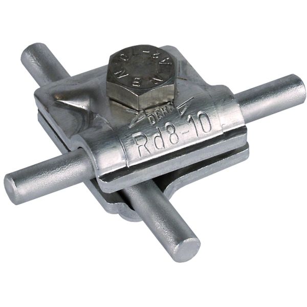 MV clamp Al f. Rd 8-10mm with hexagon screw image 1
