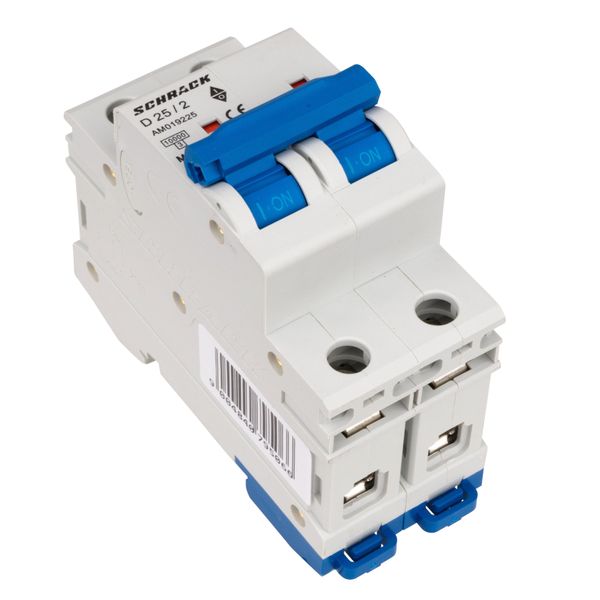 Miniature Circuit Breaker (MCB) AMPARO 10kA, D 25A, 2-pole image 5